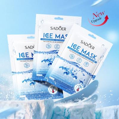 China SADOER Hydrating Moisturizer Fresh Cold Facial Mask Moisturizing and Whitening Face Care Korean Beauty Cosmetics Organic Facial Mask Sheet for sale