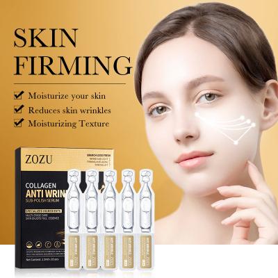 China Wholesale Disposable ZOZU Skin Revitalizer Serum Collagen Essence Anti-Wrinkle Acne Anti Wrinkle Vitamin C Serum Anti Aging Skin Revitalizer for sale