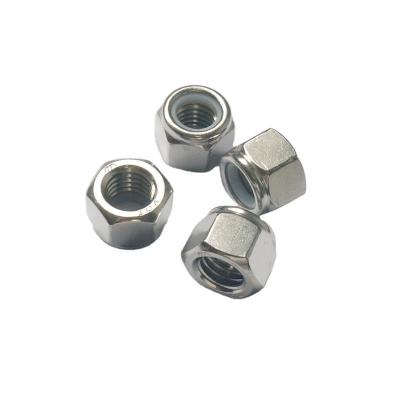 China 304/316/35# etc Style Ne Insert Nylon Lock Nut Nylon Locknut Plain ANSI/ASME B18.16.6 for sale