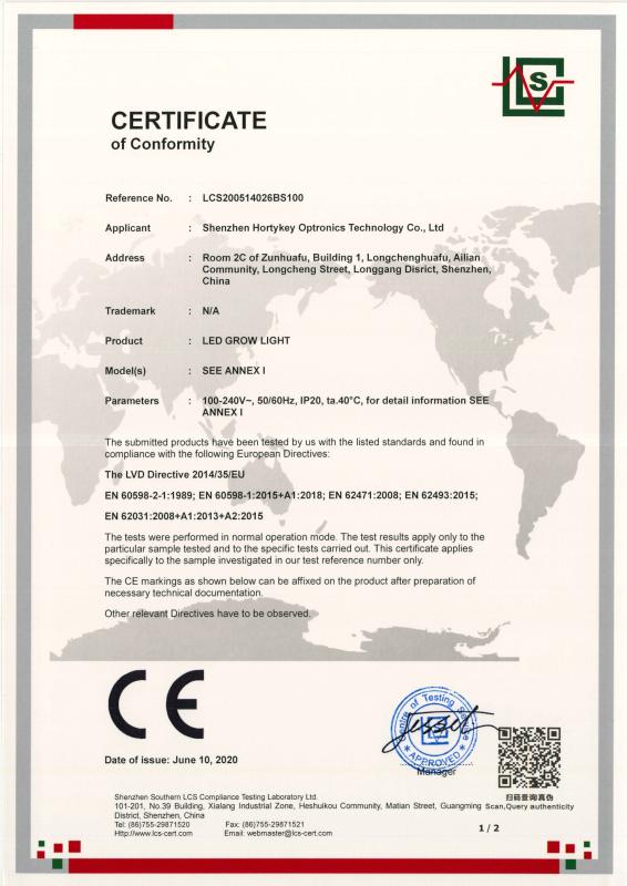 LVD - Shenzhen Hortykey Optronics Technology Co., Ltd.