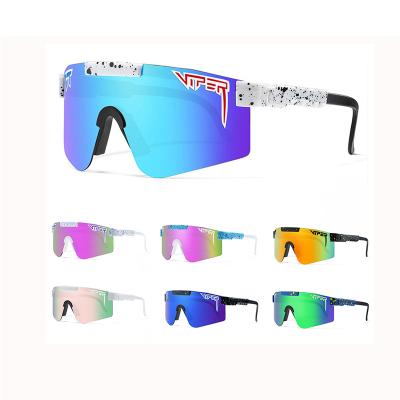 China 2021 Cost Effective Outdoor UV400 Anti Bicycle Driving UV400 PC Pit Running Windproof Viper Polarized Sunglasses for sale