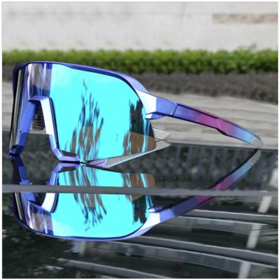 China Anti UV400 2021 Hot Sales Men's Mountain Bike Outdoor Sports Glasses Uv400 Polarized Cycling Cycling Sunglasses for sale