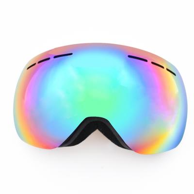 China Custom Eyewear High Quality Anti Fog Ski Goggles Double Layers Mirror Lens UV400 Winter Snowboard Sports For Adult for sale