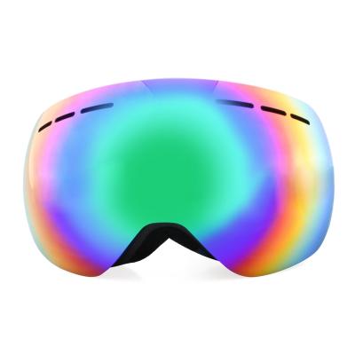 China OEM ODM uv400 Anti-fog Magnetic Mirrored Snowboard Goggles Ski Mountaineering Goggles for sale