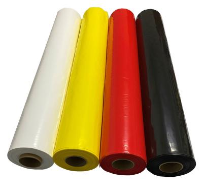 China Vapor 100um - LDPE mylar color packaging materials reflective film roll 250um white/black/red or custom plastic sheet for sale