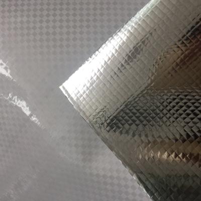 China Wet / Moisture Barrier Waterproof Reflective Aluminized PET Laminated Woven PP Sheets For Thermal Insulation for sale