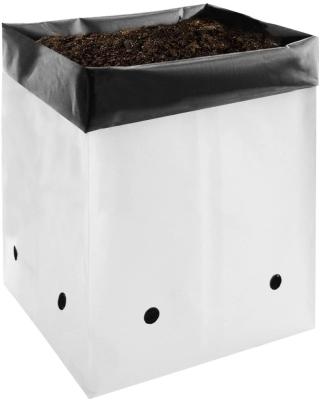 China Economical And Durable 1gal 2gal 3gal 5gal 7gal 10gal 20gal 30gal Plant Black White Nursery Grow Bag With Drainage Hole for sale