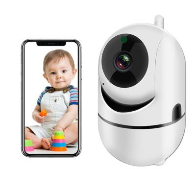 China NIGHT VISION Wifi IP Camera 1080 PTZ Intercom Baby Monitor Indoor Auto Tracking Two Way Audio Video Surveillance Videos for sale