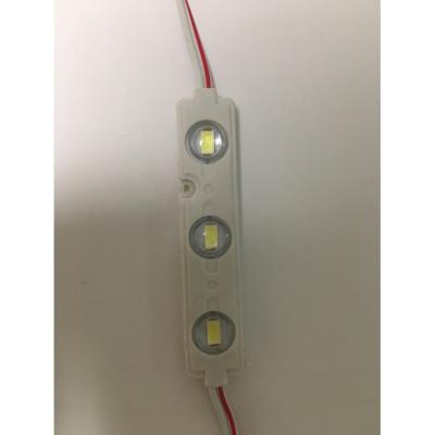 China Channel advertising of the new 3 LED natural white lens DC12V original letter ABS 1.5W color injection single lighting module for sale