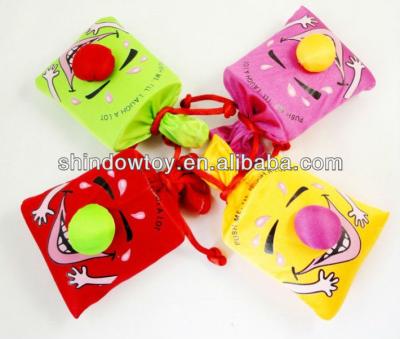 China Funny Laughing Toy Laughing Bag Ha Ha Bag Halloween Toy Party Toy for sale