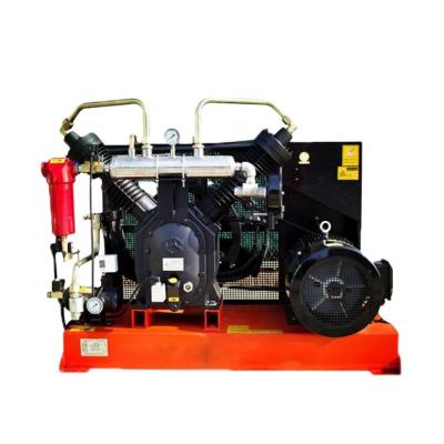 China 40 Bar Lubricated Air Compressor High Pressure Air Booster for sale