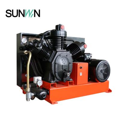 China 30 Bar 40 Bar Air Compressor Lubricated Low Noise Air Compressor Booster Oil Free Air Compressor for sale