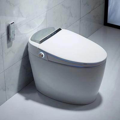 China Double-flow automatic sensor flushing intelligent smart toilet American standard tankless electronic WC for sale