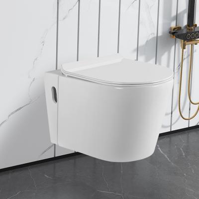 China Double-Flow Bathroom WC Wall Mounted Sanitary 400kg Sanitary Ware Wall Hung Toilet for sale