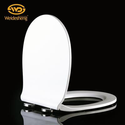 China UF Toilet Bowl Lid VUO Shape White Soft Seat Cover Various Shape Slow-end Toilet Seats Bathroom Accessories for sale