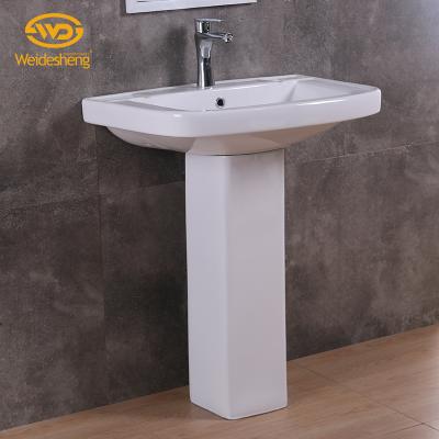 China Hand wash ceramic washbasin basins pedestal porcelain washbasin undermount sink for sale