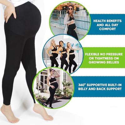 China Women's Skinny Pants Pregnancy Pants Waist Gaiters Belly Support Pregnant Pregnancy High Maternity Legging Breathable Body Shaping Panties for sale