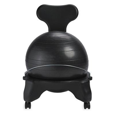 China Easy For All Age And Fitness Levels In Short Supply PVC Gym Exercise Yoga Ball Eco-Friendly Chair For Fitness Center for sale