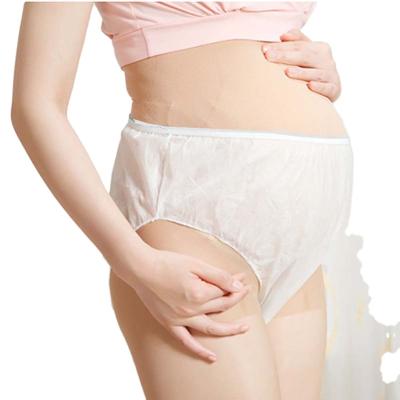 China Custom Order Ladies Disposable Briefs Ladies Antibacterial Disposable Underwear for sale