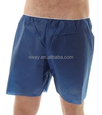 China Antibacterial Mens Sanitary Underwear For Spa Disposable Boxers For Men for sale