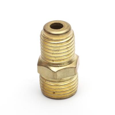 China CNC Cooling Double Hexagon Hollow Sided Thread Bolt For Tube Fitting for sale