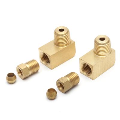 China Cooling Brass Stud CNC Lathe Parts Machine Brass Metal Turning Part for sale