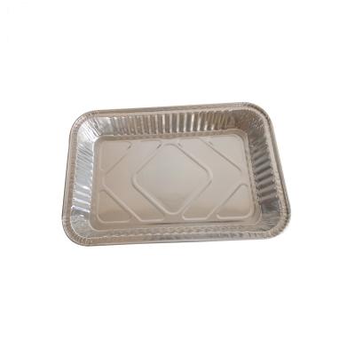 China Recyclable Take Out Customized Aluminum Foil Tray For BBQ Use for sale