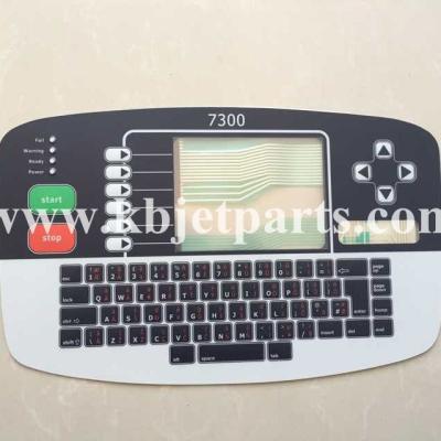 China English Hotels 7300 Keypad Membrane Use For Linx 7300 Inkjet Printer for sale