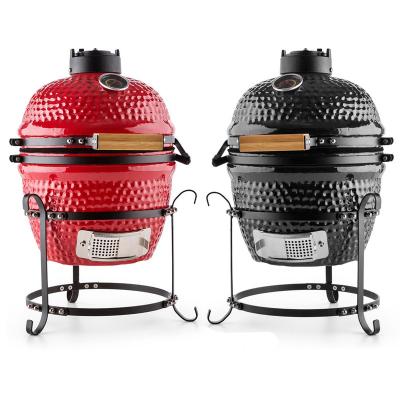 China Easily Assembled MERRY Premium Outdoor Ceramic Charcoal Grills Classic Griddles Grill Smokers with Split and Conquer Flexible Cooking System for sale