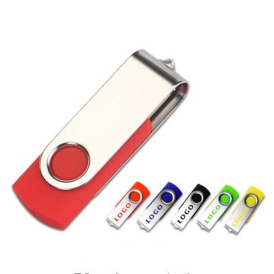 China LOGO Customized Stick Mini Swivel Storage USB Flash Drive 1GB 2GB 4GB 32GB 64GB 128GB USB 2.0 PenDrive Memory Storage OEM Flash Drive for sale