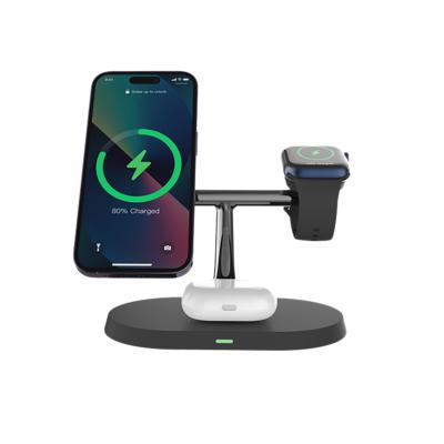 China OEM-Halter Wireless Charging Multi-Funktion für Iphone Earphone Uhr Schwarz und Weiß zu verkaufen