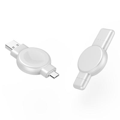 中国 20g Wireless Apple Samsung Watch Charger With 5V Input/Output Voltage Protection 販売のため