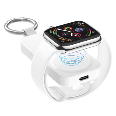 중국 1000mAh 검은색 / 흰색 전원 은행 4 LED 표시기와 IWatch 충전기 판매용