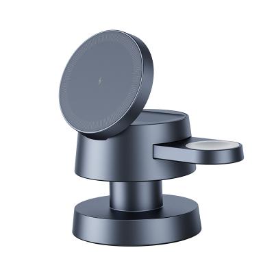 Cina 15W Mushroom Design Magnetic Wireless Charger With Night Lamp in vendita