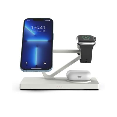 China 5 In 1 Magnetic Wireless Charging With Night Lamp 2w ABS Material White And Black zu verkaufen