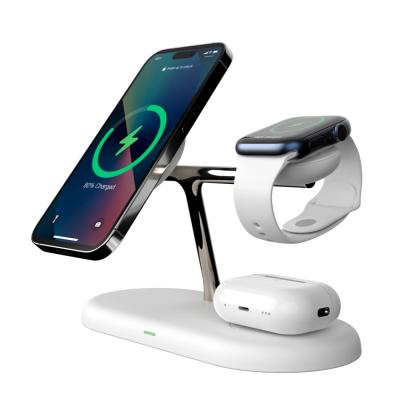 Chine T256 All In One Wireless Charger Compatible with Samsung and Apple Working Frequency 110-205KHz Input 12V/2.5A à vendre