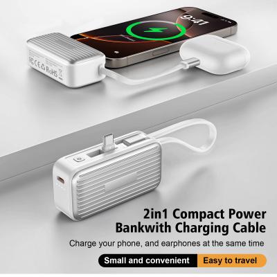 China 2025 Timess Novo Eficiente 4800mah Banco de Energia de Telefone Móvel Mini Banco de Energia Com Banco de Carregamento de Interface Dupla Tipo-C à venda