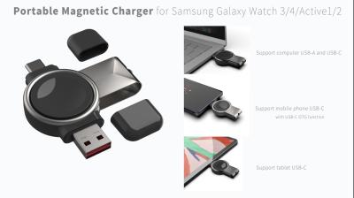China 2025 Novo T304-S Carregador sem fio eficiente de tempo de suporte Apple e Samsung Peoducts Zine Dual Interface Charger à venda