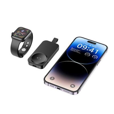 China 2025 Novo carregador sem fio X550 Para Apple Watch 1000mah Mini Power Bank Carregador de relógio portátil à venda