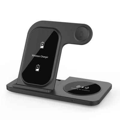 China 2025 Último tempo Carregador eficiente Carregador sem fio 15W / 10W Suporte para telefones celulares Apple e Samsung à venda