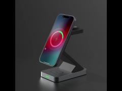 Timess X3 Safe Magnetic Quick Charge 9V 2A 3 In 1 Wireless Charger