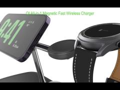 T255 Qi 2 All in 1 Wireless Charging Station For Apple & Samsung