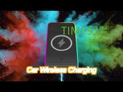 apple and samsung compatible car wireless charging pad 2 in 1 usb wireless car charger 15w fast char