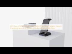 2025  Latest S90 Mobile Phone Charger ABS+Metal Foldable Support Chargeing Apple And Samsung Products Bracket With Light