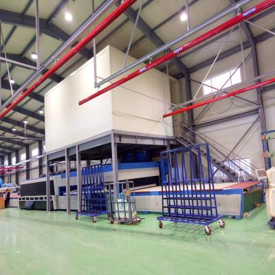 China Great Stability Flat-Bending Double Function Furnace Glass Tempered Glass Making Machinery for sale