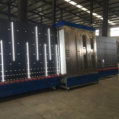 China Insulating Glass Processing Line Vertical Industrial Glass Washing Machine For Glass Deep Processing for sale