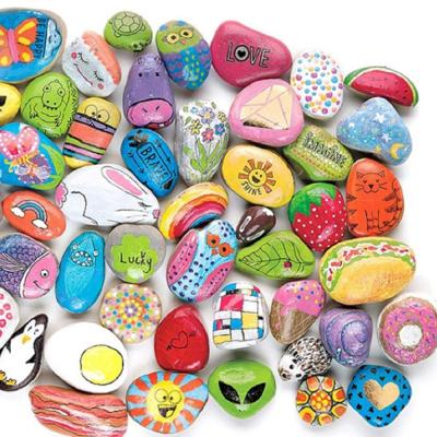 China Hot Sale Non-Toxic DIY Painting Rock Painting Kit For Kid Creative Drawing for sale