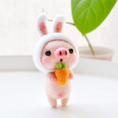 China Holiday Decoration Wool Felting Needle DIY Kit Handmade Needle Felting Kit for sale