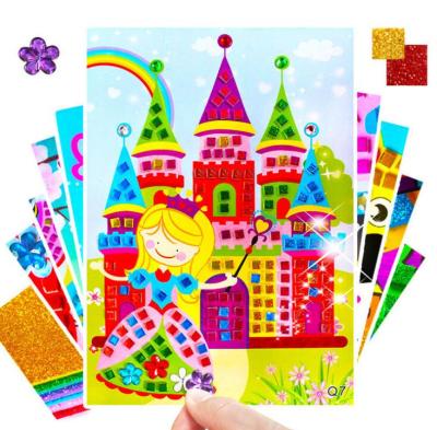 China Cheap Daily Life Cartoon DIY Mosaic EVA Sticker Mosaic Foam Stickers for sale