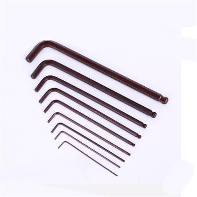 China DIN911 Long T-Handle Hex Key 2mm-36mm Steel Allen Key Hex Allen Ballpoint Pen Hex Oxide Black Hex Hex Aluminum Torx Factory Supply for sale